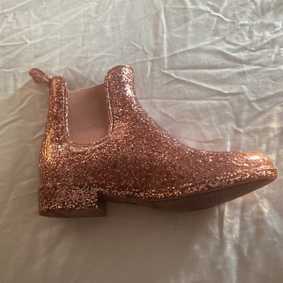 Old Navy Kids Pink Sparkled Boots - Picture 3 of 4